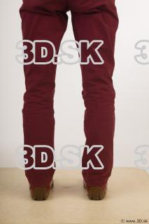 Calf red trousers of Sidney 0005